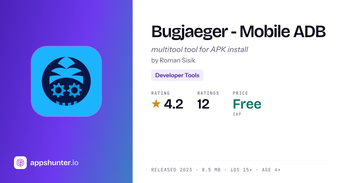 Bugjaeger App Reviews – Features, Pricing & User Ratings