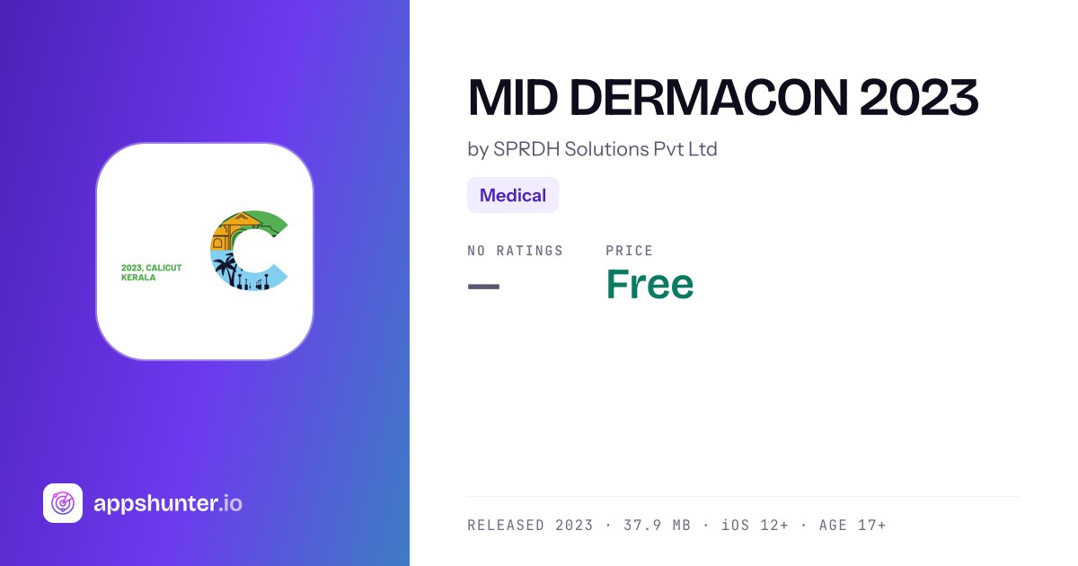 MID DERMACON 2023 App for iOS - Download