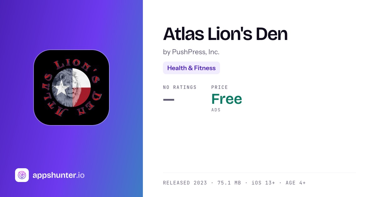 Atlas Lion's Den App Reviews – Features, Alternatives & User Ratings