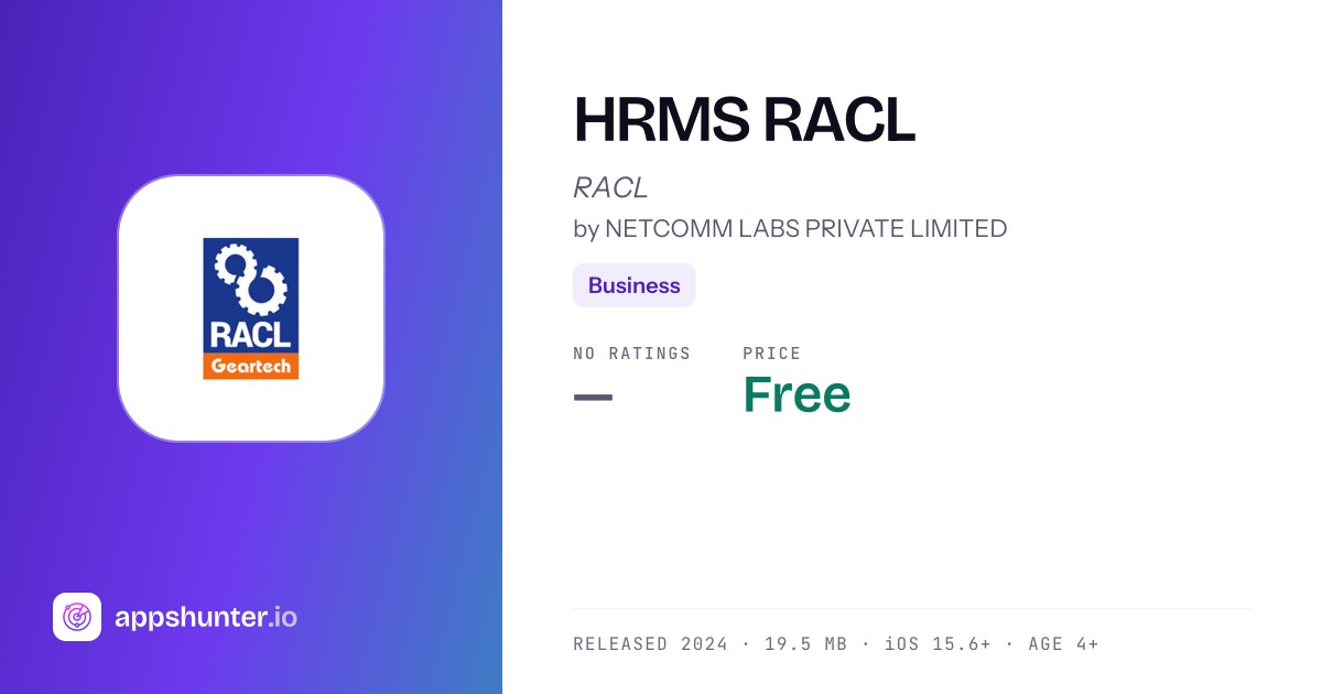 HRMS RACL App Reviews – Features, Alternatives & User Ratings