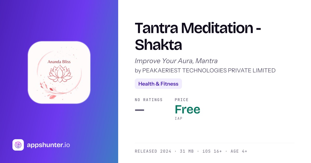 Tantra Meditation app for iPhone — Download