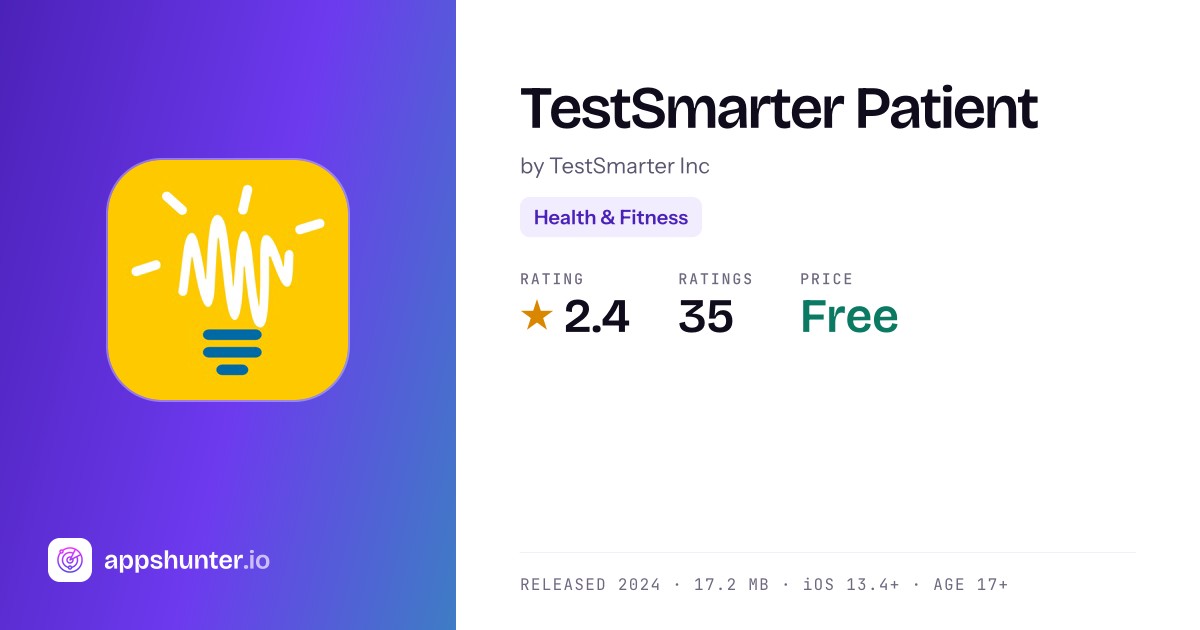 Testsmarter Document.pdf TestSmarter Patient app for iPhone — Download