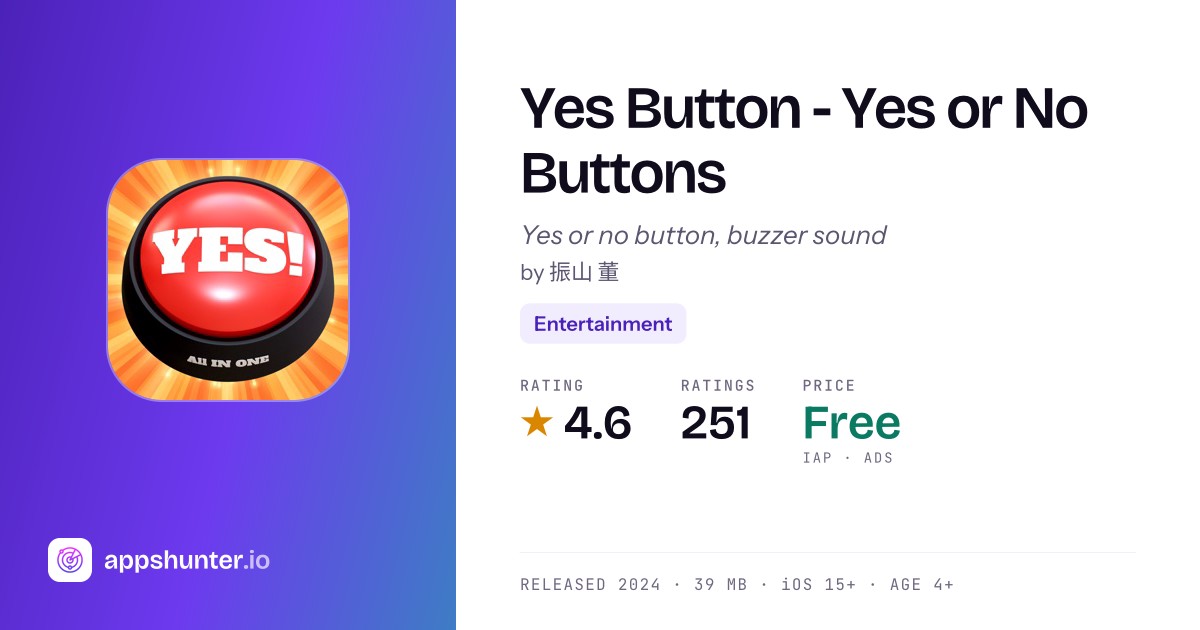 Yes Button app for iPhone — Download