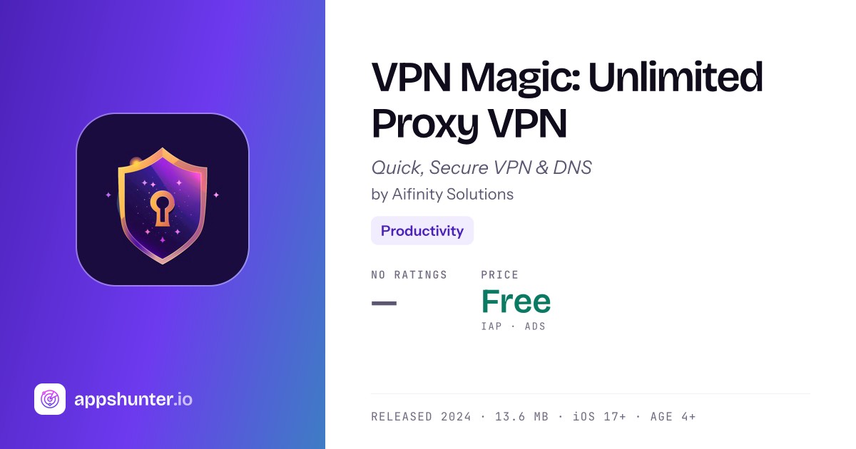 VPN Magic app for iPhone — Download