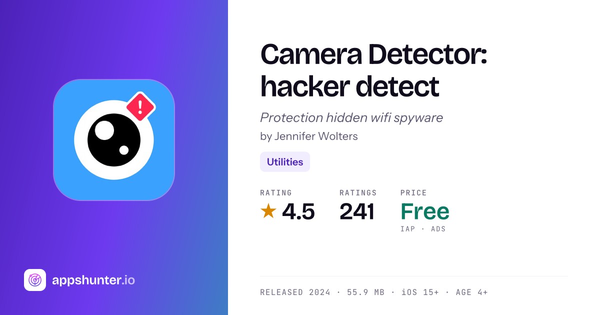 Camera Detector App Reviews – Features, Pricing & User Ratings