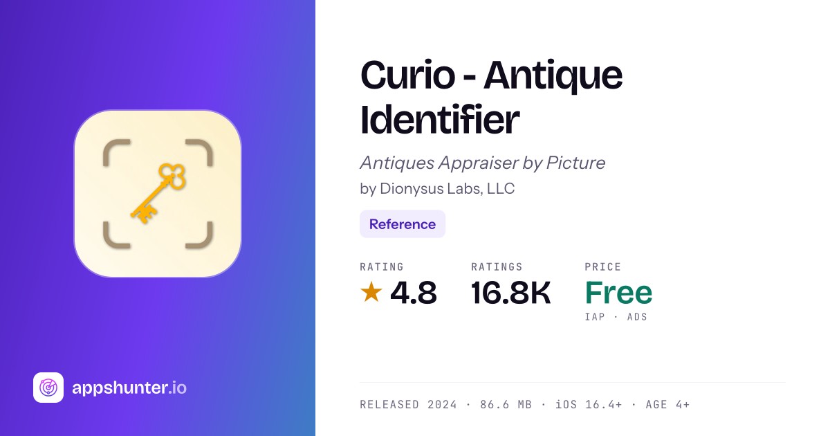 Curio app for iPhone — Download