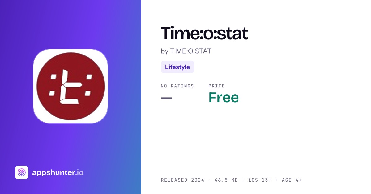 Time app for iPhone — Download