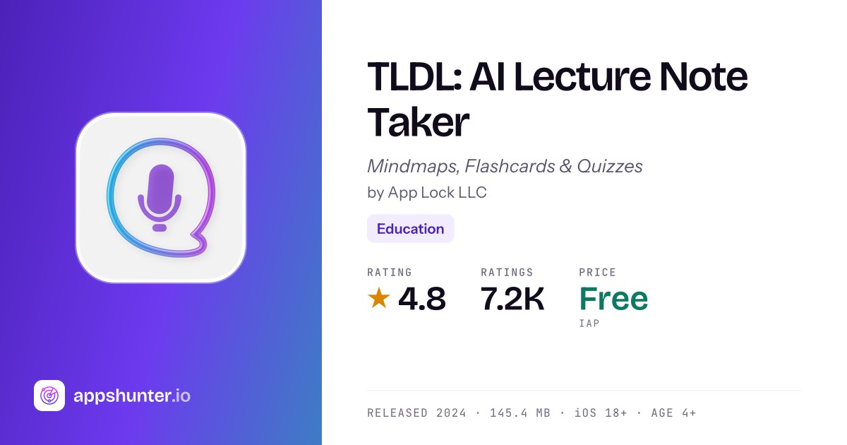 Tld Notes App TLDL app for iPhone — Download