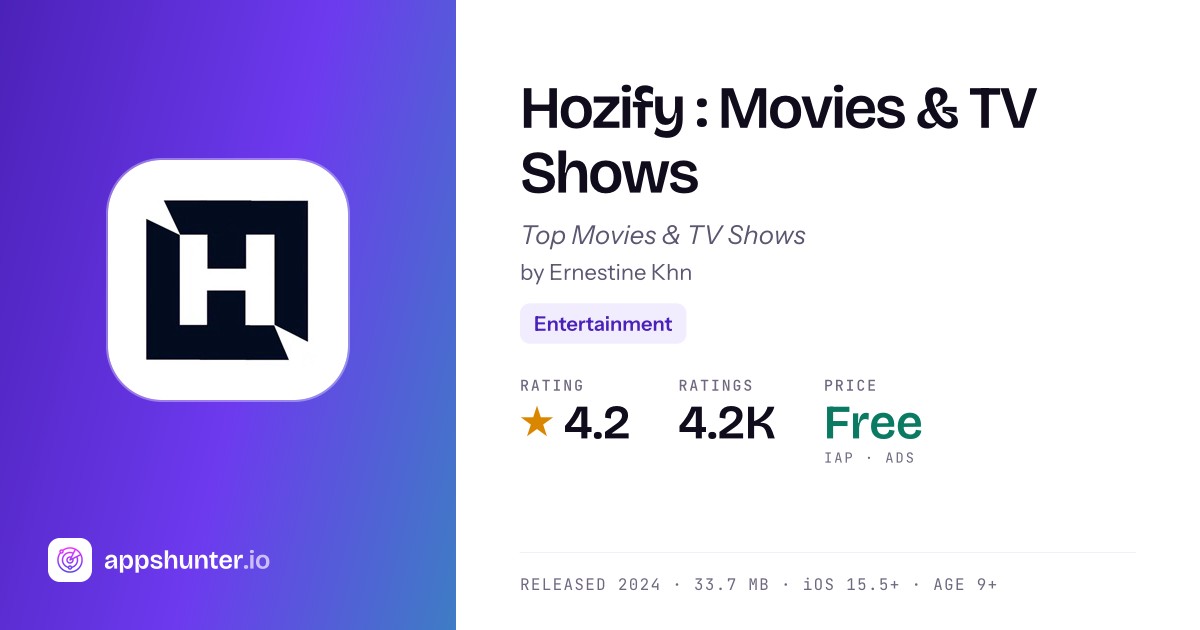 Hozify app for iPhone — Download