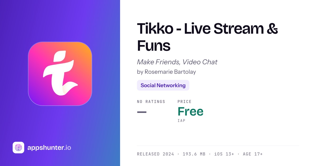 Tikko App for iPhone - Download