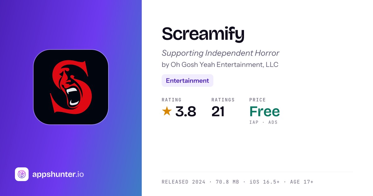Screamify - Indie Horror Movies & Shorts