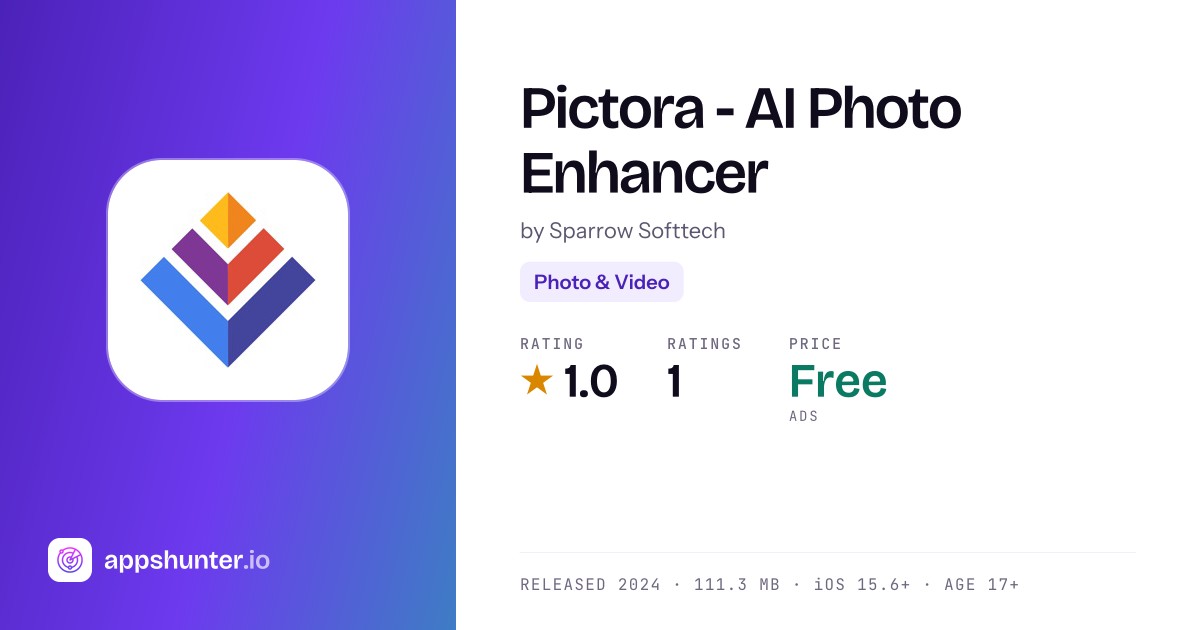 Pictora Ramon Pictora - AI Photo Enhancer & Editor