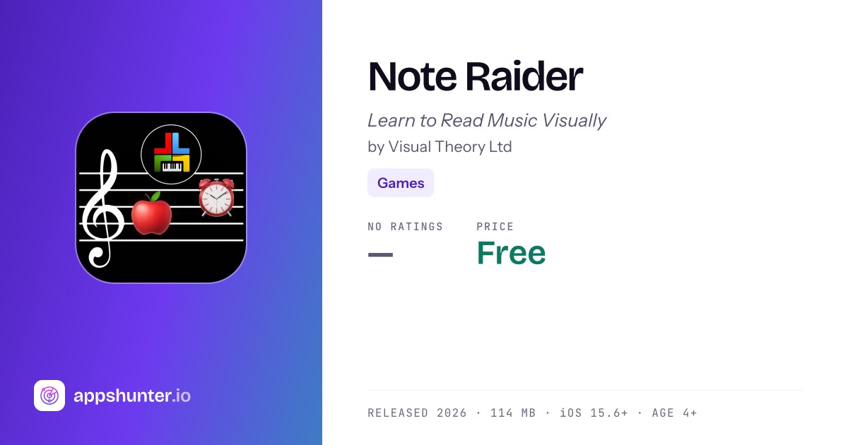 Note Raider game for iPhone — Download
