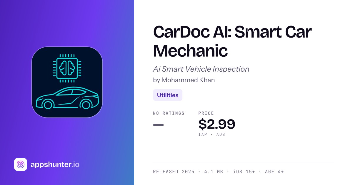 CarDoc AI App Reviews – Features, Pricing & User Ratings