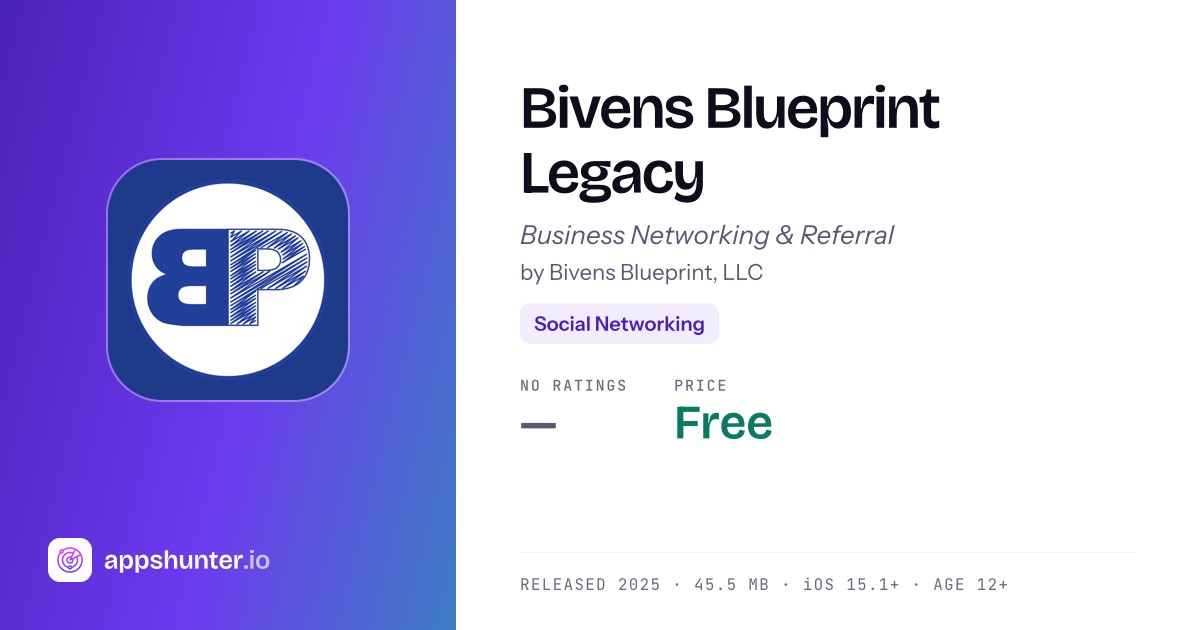 Bivens Blueprint Legacy App Reviews – Features, Alternatives & User Ratings