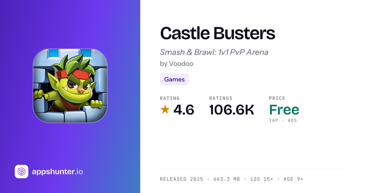 Castle Busters game for iPhone — Download