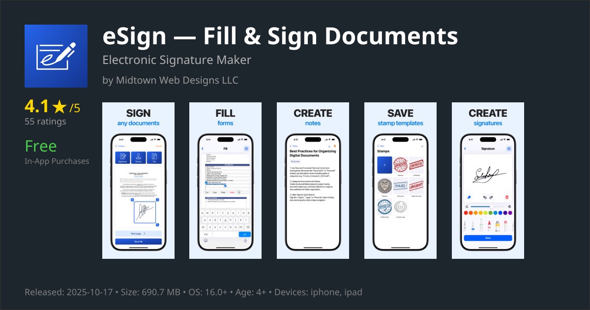 eSign – 3 user reviews