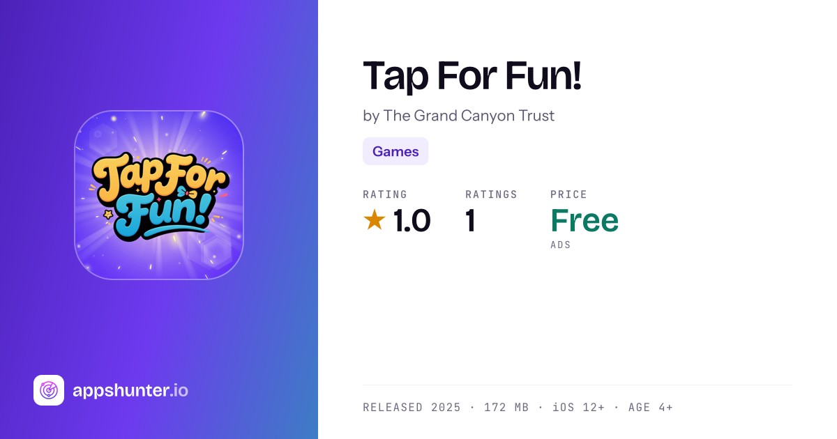 Tap For Fun! Game for iPhone - Download