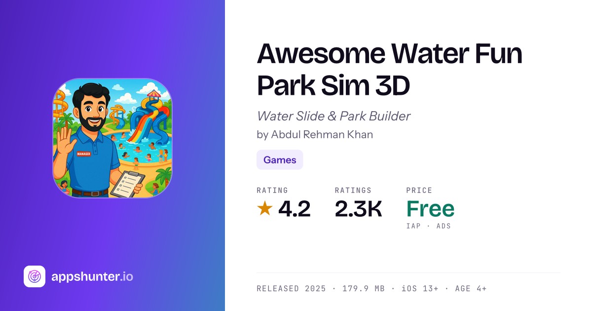 Sim Com Water Awesome Water Fun Park Sim 3D Game Reviews – Features, Pricing & User ...