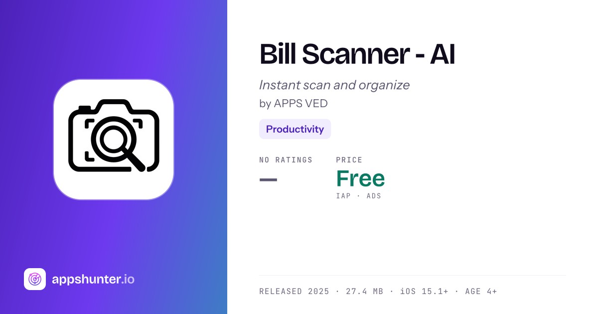 Bill Scanner App Reviews – Features, Pricing & User Ratings
