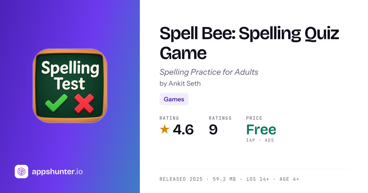 Spelling Bee App Reviews – Features, Alternatives & User Ratings