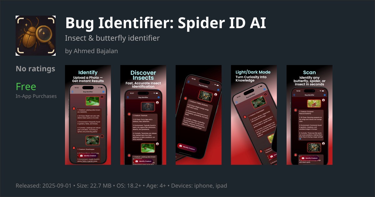 Bug Identifier App Reviews Features, Pricing & User Ratings