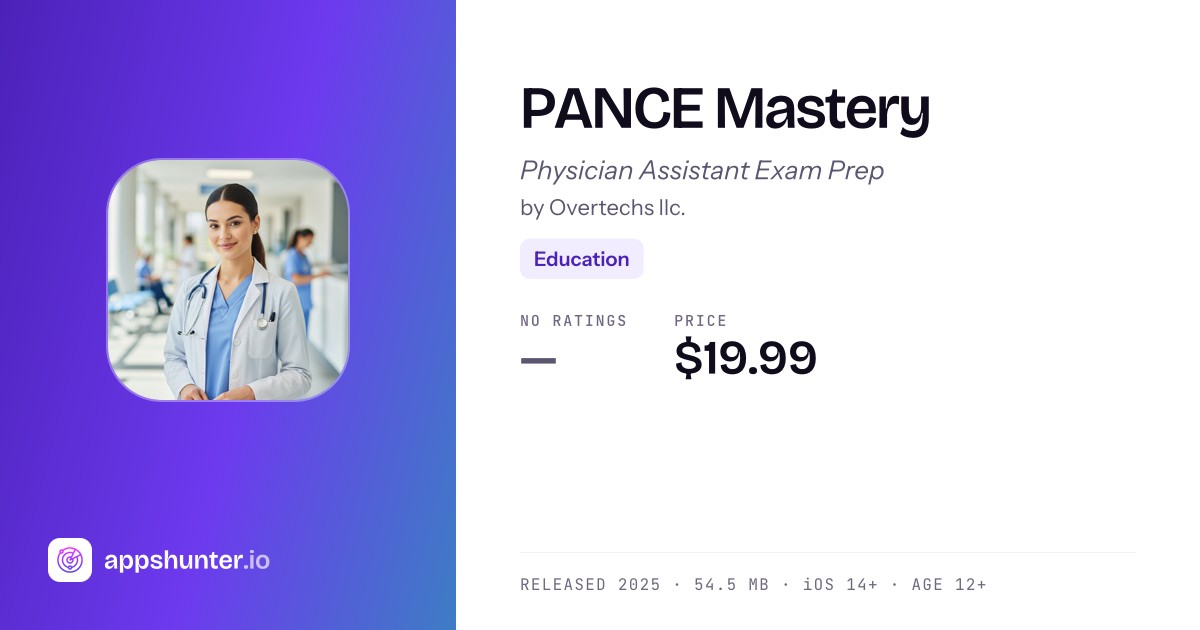 PANCE Mastery app for iPhone — Download