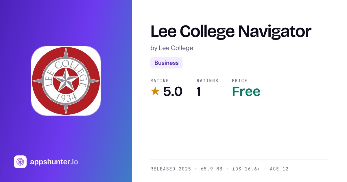 Lee College Navigator App Reviews – Features, Alternatives & User Ratings