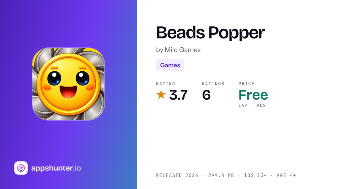 Beads Popper game for iPhone — Download