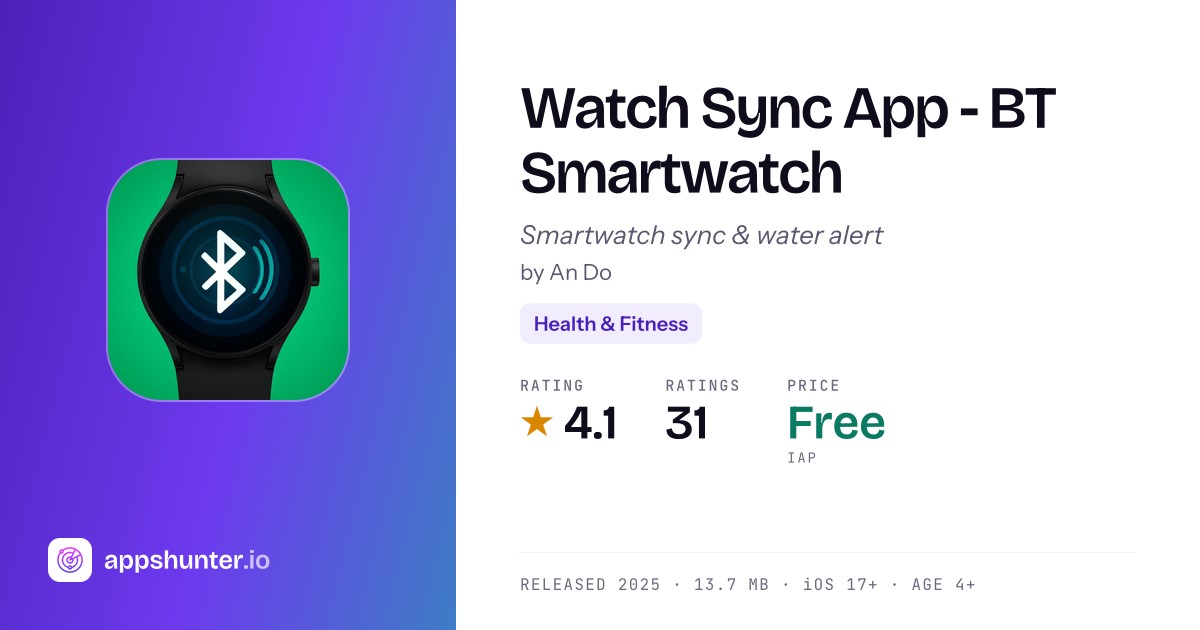 Watch Sync App App Reviews – Features, Pricing & User Ratings
