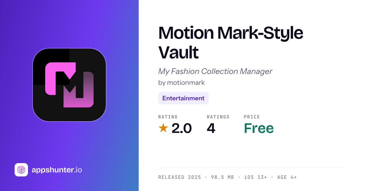 Motion Mark app
