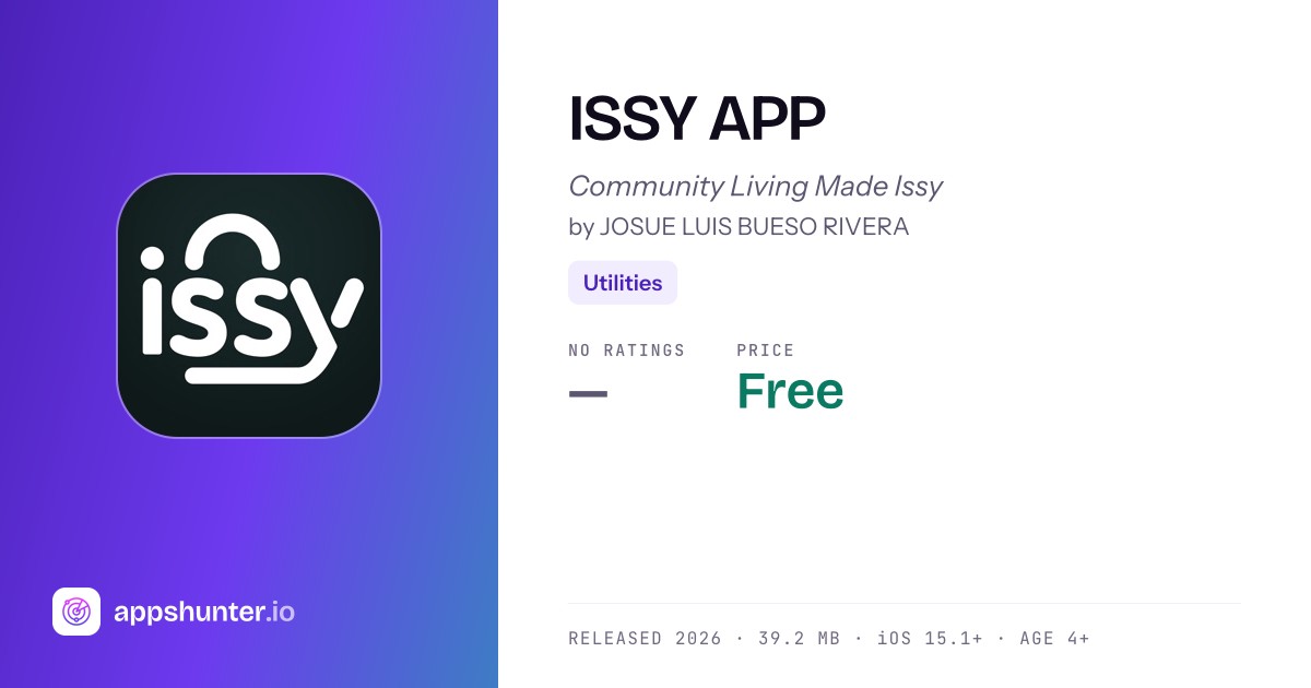 Issy Counter ISSY APP App for iPhone - Download