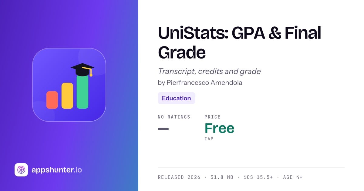 UniStats app for iPhone — Download