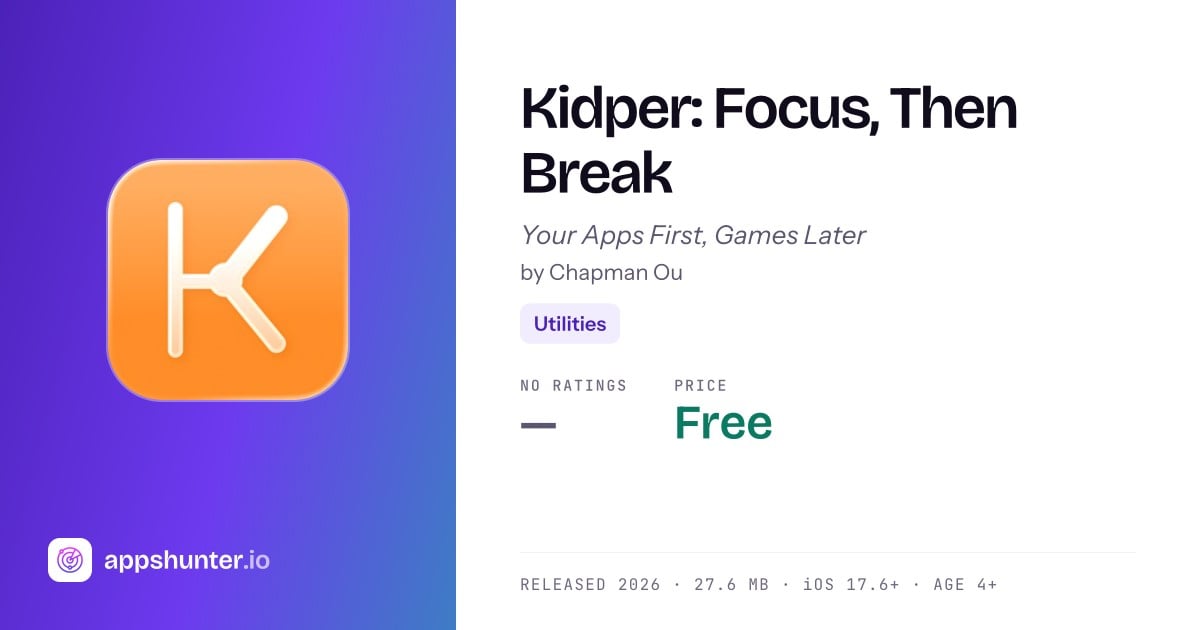 Kidper app for iPhone — Download
