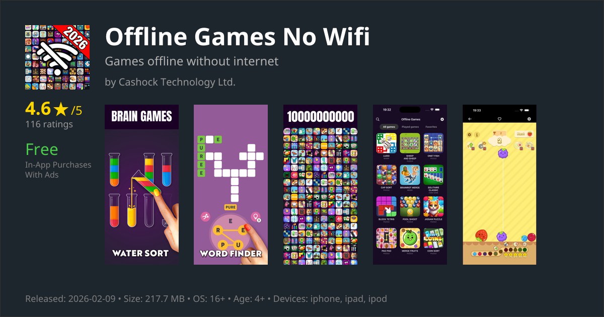 Offline Games No Wifi – 2 user reviews