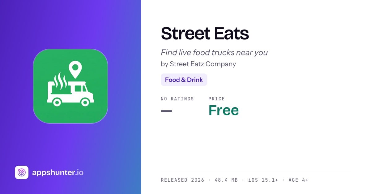 Street Eats app for iPhone — Download