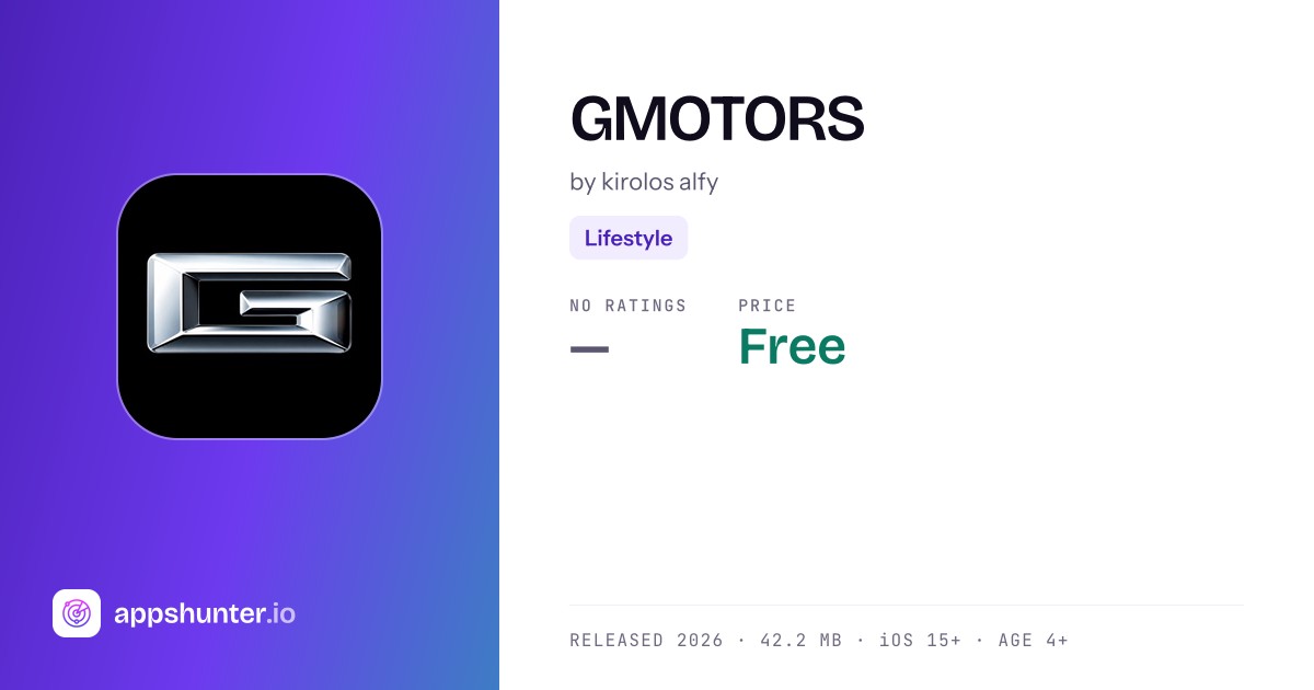 GMOTORS app for iOS — Download