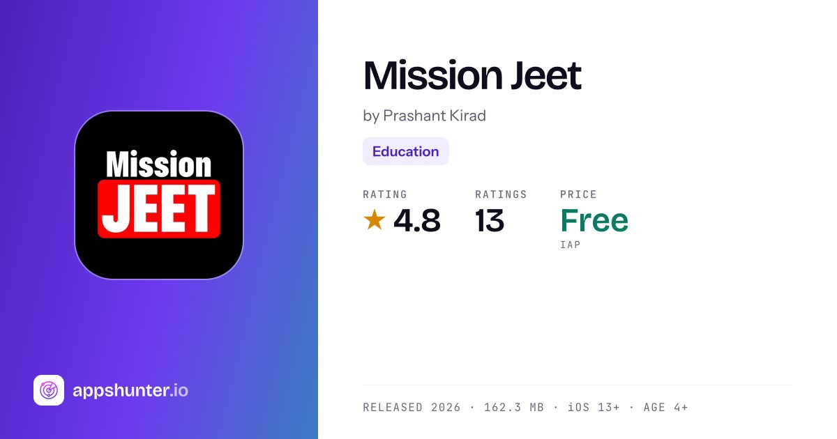 Mission Jeet app for iPhone — Download