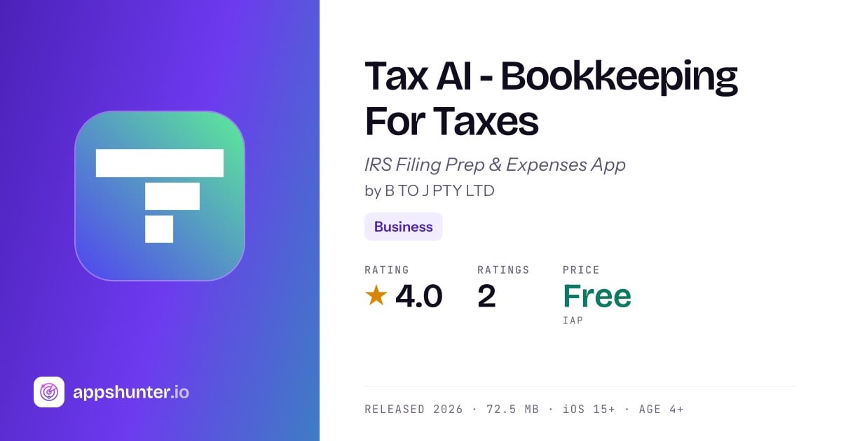 Tax AI app for iPhone — Download