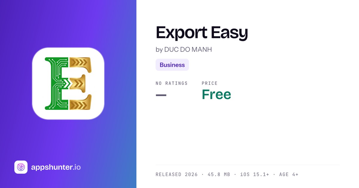 Simple Data Export Export Easy app for iOS — Download