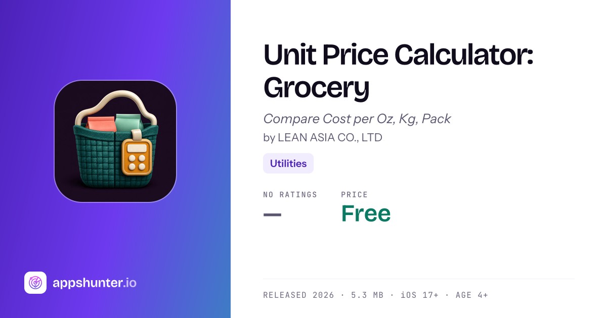 Iphones Compared Chart Unit Price Calculator app for iPhone — Download
