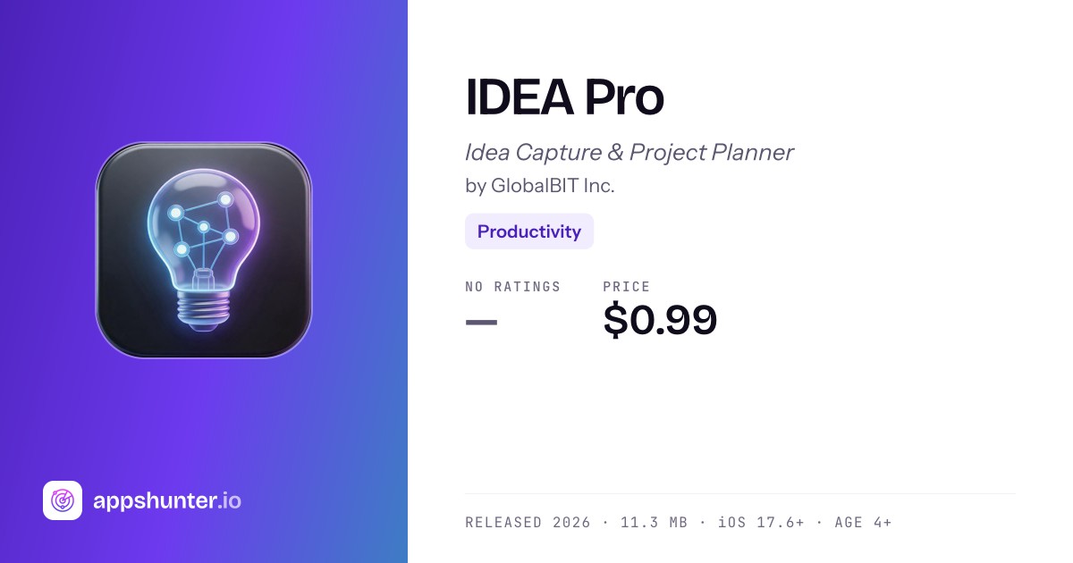 IDEA Pro app for iPhone — Download