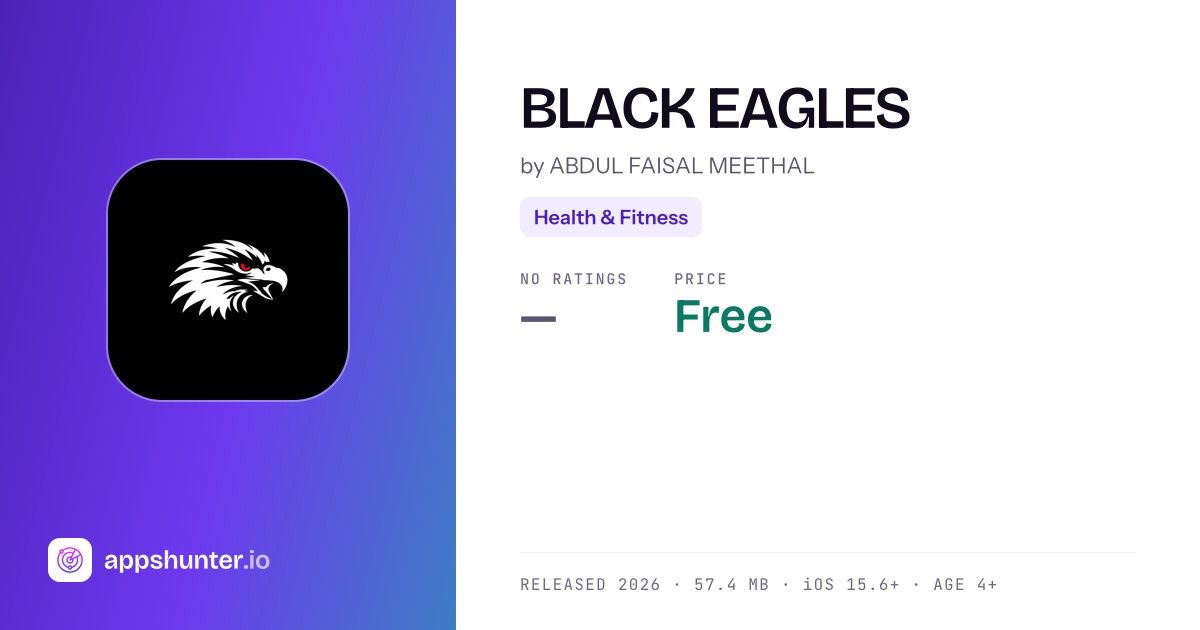 BLACK EAGLES app for iPhone — Download