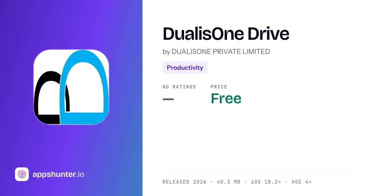 DualisOne Drive app for iPhone — Download