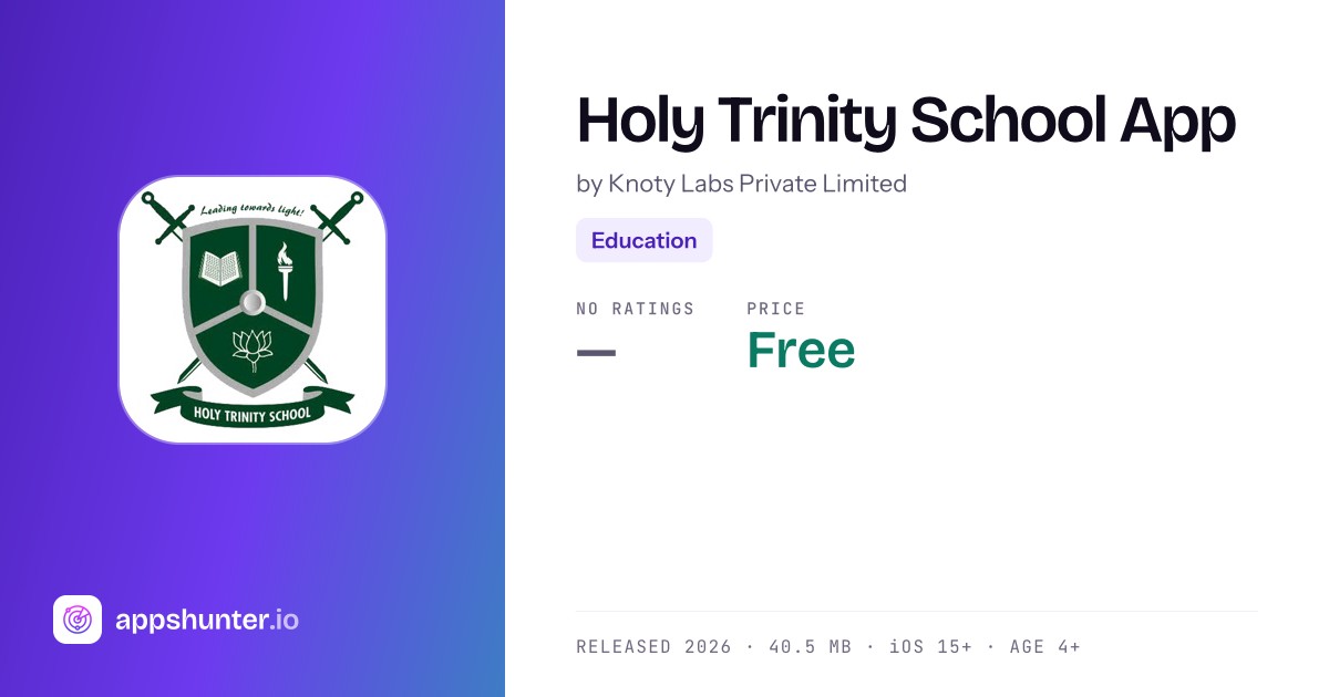 Simple Holy Trinity Icon Holy Trinity School App app for iPhone — Download