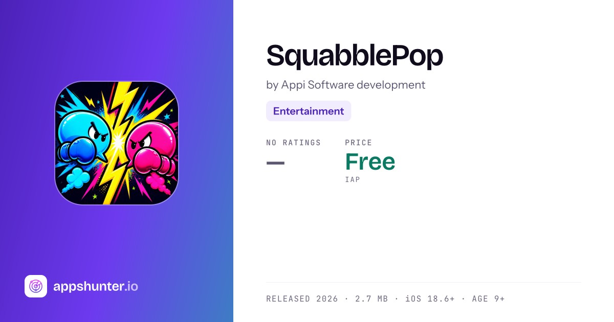 SquabblePop app for iPhone — Download
