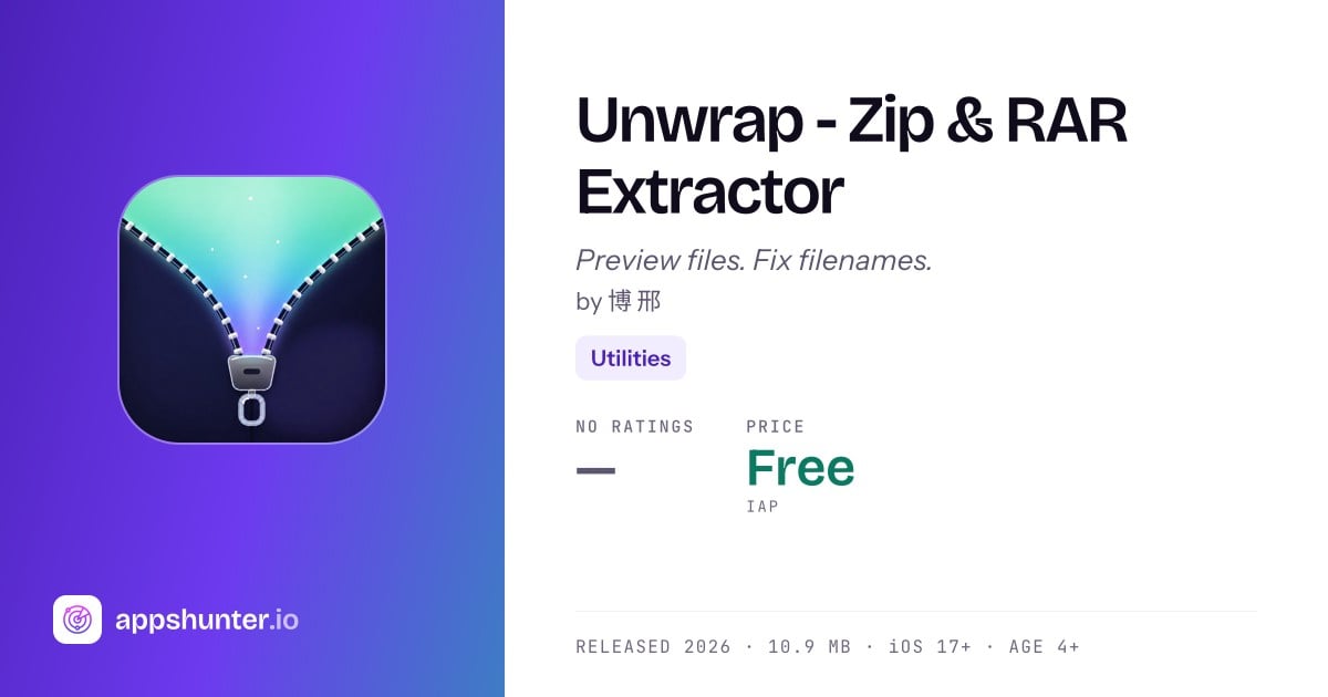Ios Archive Apps Unwrap app for iPhone — Download