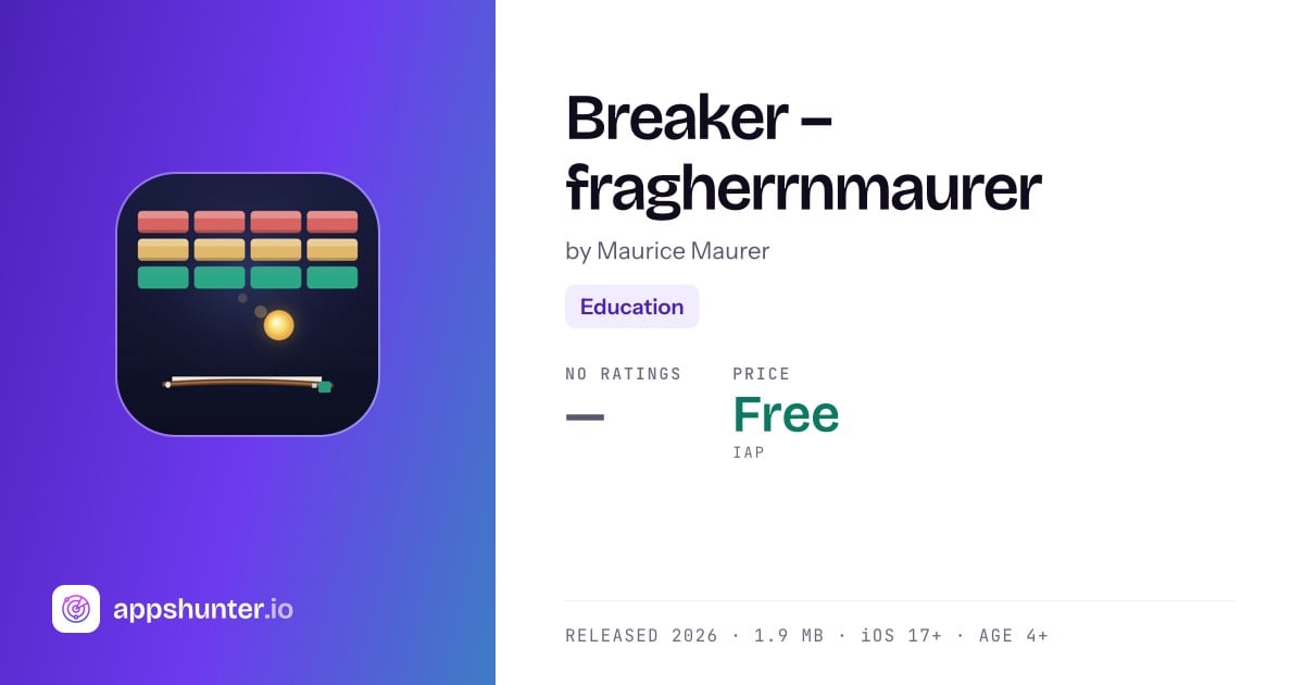 Breaker app for iPhone — Download