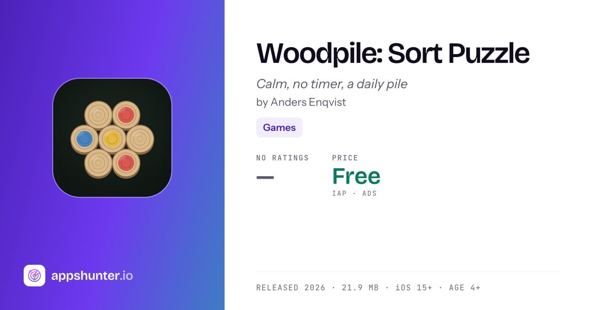 Woodpile game for iPhone — Download