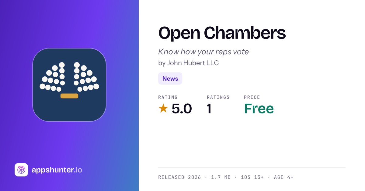 Open Chambers app for iPhone — Download